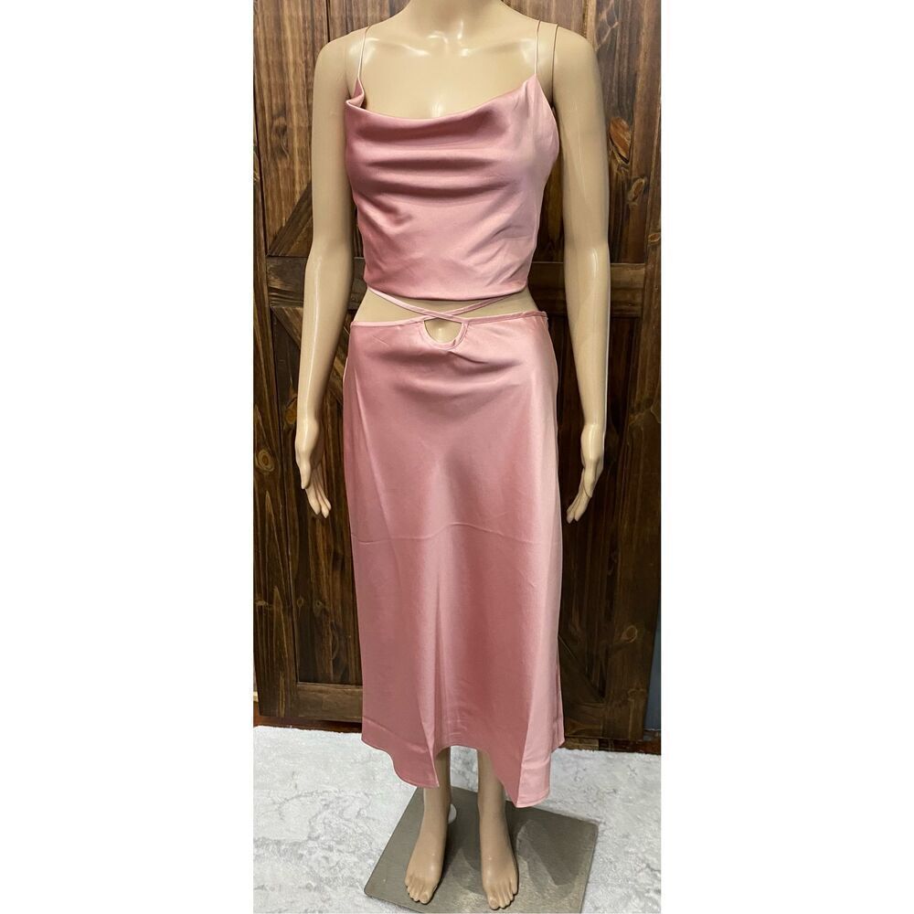 Re:named Blush Pink 2pc Dress Size Large